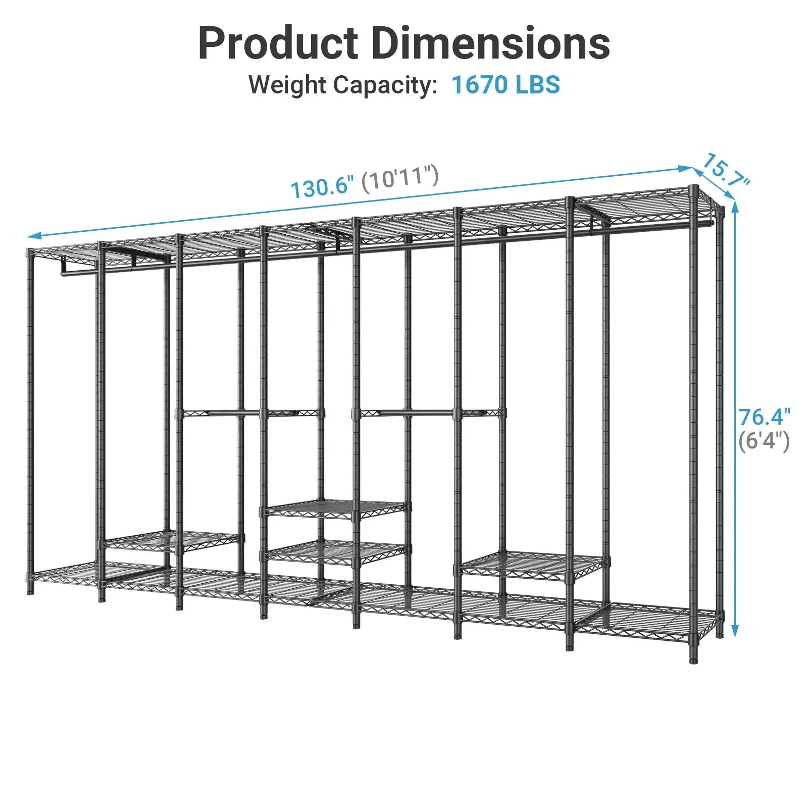 VIPEK V70 Clothes Rack