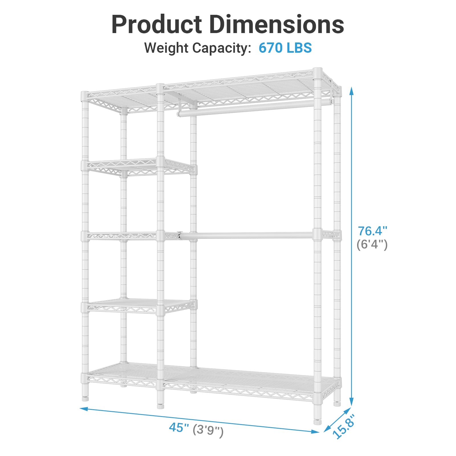 VIPEK V7 Clothes Rack